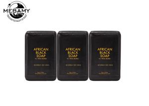 China Whitening Organic African Black Soap Handmade Foams Well Anti - Blemish wholesale