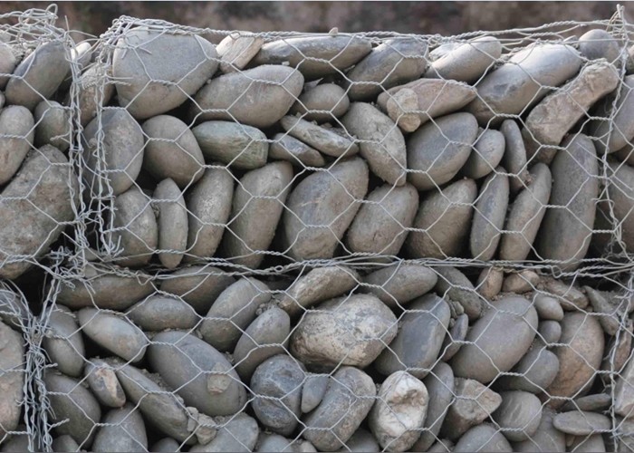 Flexible And Permeable Stone Container / Hexagonal Gabion Basket