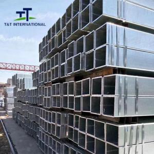 China 1020 Galvanized Steel Square Tubing Uniformed Structure ERW Technique wholesale
