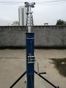 China 12M Aluminum Winch Operated Telescoping Antenna Mast wholesale