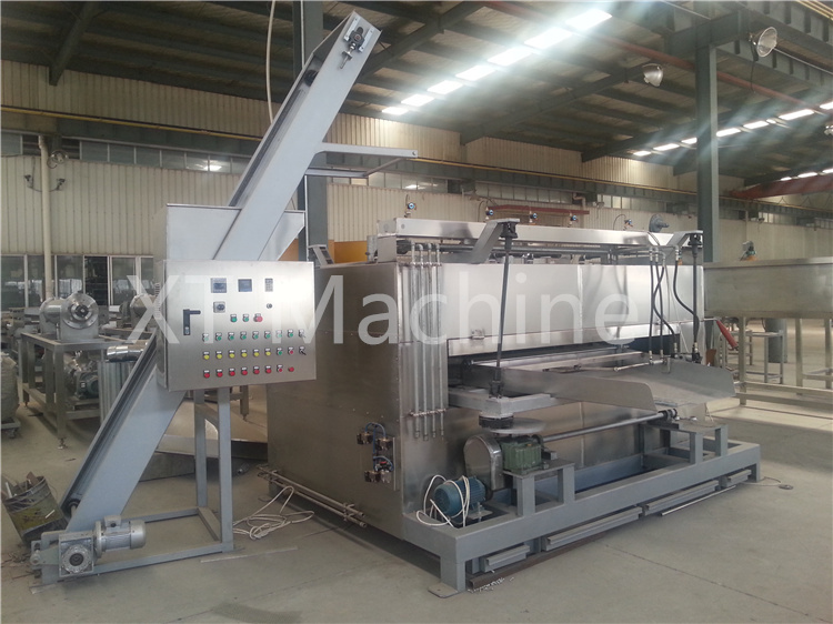 Flat Rotary Nut Roasting Machine 3kw 600mm for Coated Peanut