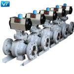 BS5351 2" Pneumatic Flanged Ball Valve Class 600 BS 5351 Ball Valve With Limit