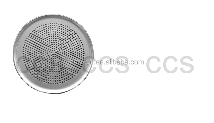 13 inch round mesh perforated pizza tray aluminum pizza screen pizza wire mesh screen