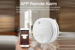 China Lightweight Wireless Battery Smoke Alarm Detector , 9v Battery Fire Alarm wholesale