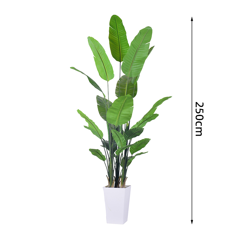 High Quality Artificial Potted Plants 2.5m large indoor bird of paradise plant​ for Indoor Decoration Plant