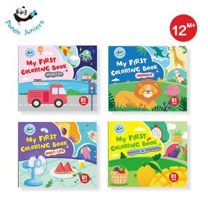 China 4 Themes Doodling Coloring Book , Concentration Colouring Books For Kids wholesale