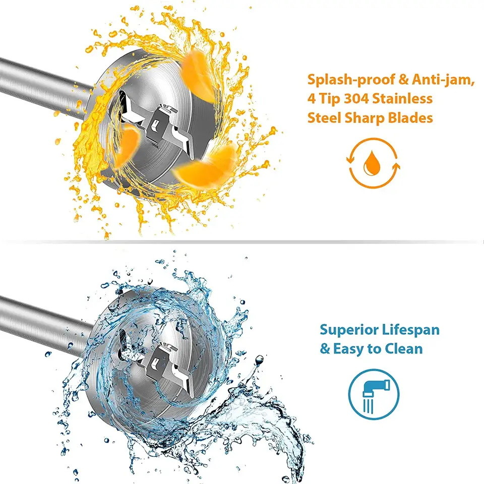 3 In 1 400W Immersion Stick Blender Multi Function With DC Motor