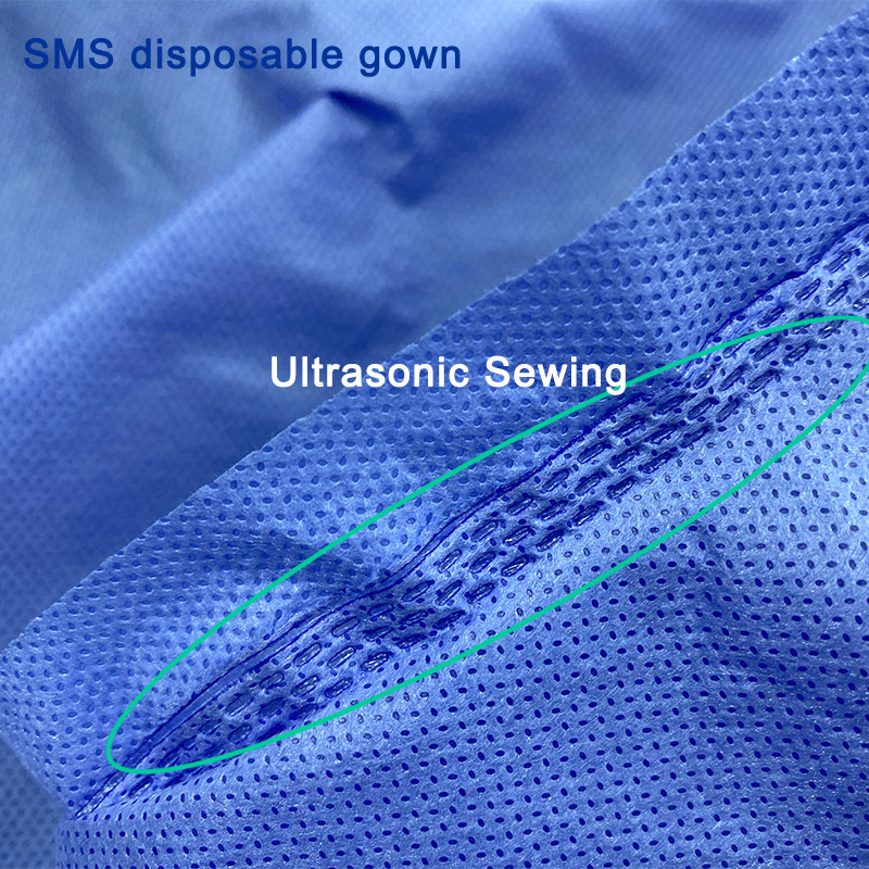 Ultrasonic Seam SMS Surgical Gown