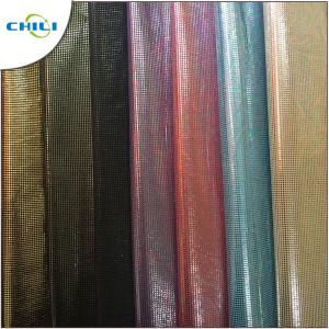 China Newest Fashion Printed Polyester Suede Bags Shoes Fabric Leather wholesale