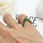 Adjustable Fashion Jewelry Rings 925 Silver Rings 17mm For Men