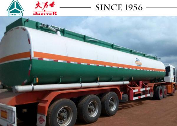 Strong Tanker Body Fuel Storage Trailer 45000 Liters Capacity For Gasoline