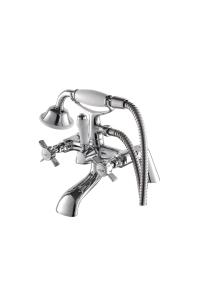 China Durable Brass Shower Bath Mixer Tap , Chrome Modern Bathroom Faucets wholesale