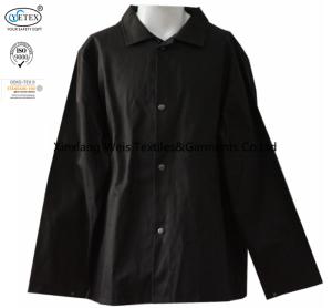 China Cotton Black Frc Fire Retardant Shirts / Flame Resistant Uniforms 260gsm wholesale