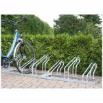 4 Lo Hoop Ground Bike Rack Public Bike Storage Metal Fab Products