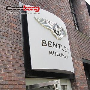 China Custom outdoor waterproof anti-wind luminous pylon sign,led logo of cars wholesale