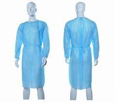 China Nonwoven PP Nursing Disposable Hospital Gowns For Women , CE Standard wholesale