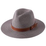 Women's Straw Hat Foldable Panama Sunshade Hat Beach Hat