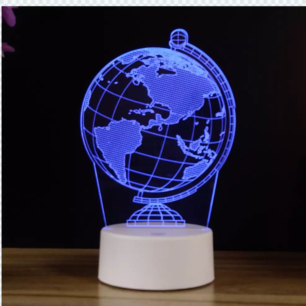 Changeable 188mm 3D Led Illusion Lamp Acrylic 3d Illusion Night Light