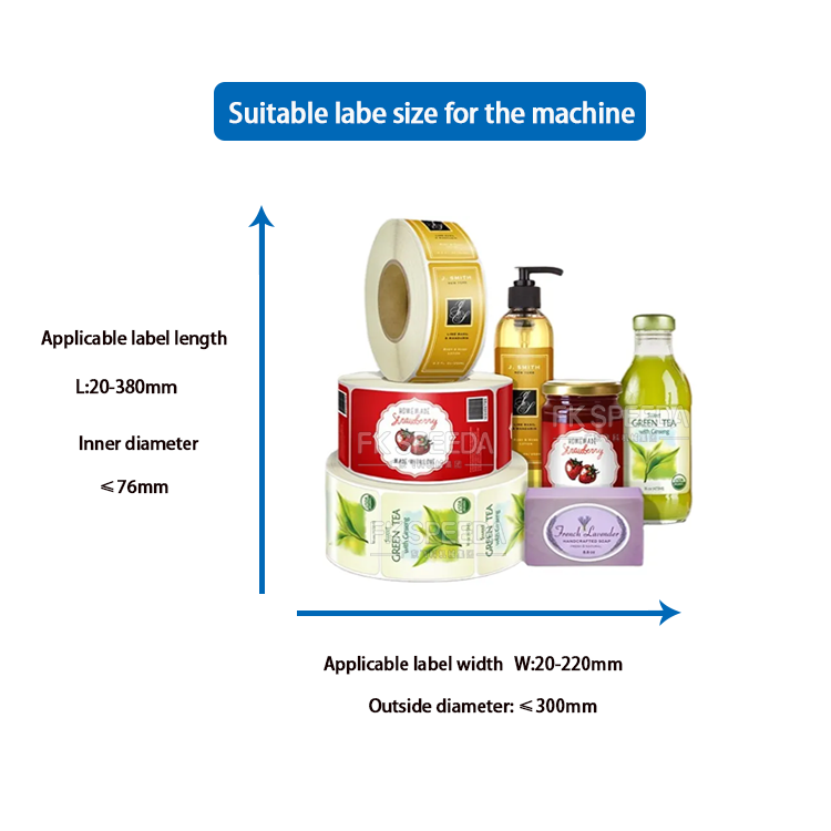 Adhesive Sticker Round Bottle Labeling Machine for Case Packaging Semi Automatic