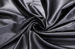 China Wrinkle Black Faux Suede Bed Sheets Polyester 155cm wholesale