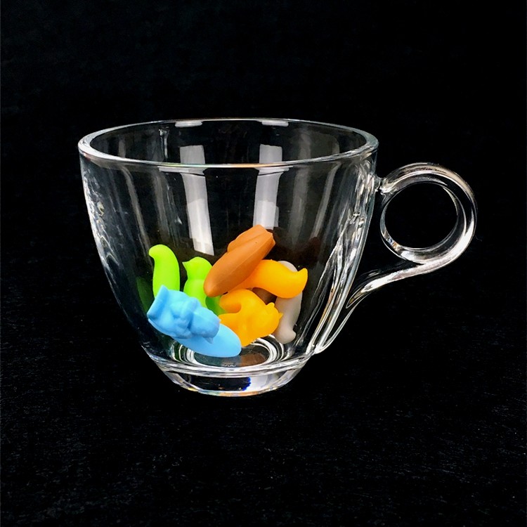 Cute Shape Christmas Silicone Drink Markers Durable And Long - Lasting Use