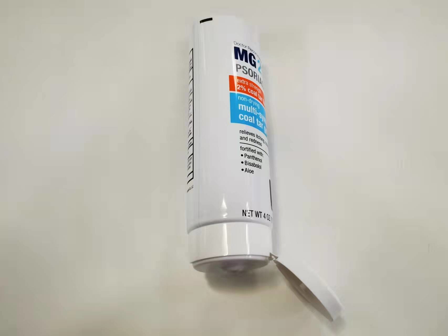 Offset Printing Round Dia 45*131.8mm ABL Pharmaceutical Tube With Flip Top Cap