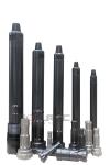 DHD340 Down The Hole Hammer , Borewell Hammer High Air Pressure Shank