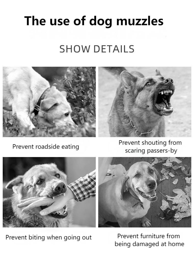Pet Mask Anti-barking and Anti-biting Dog Muzzle Breathable Mesh Pet Muzzle Anti-ingestion Pet Supplies