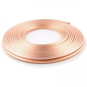 China 3/8'' Inch Diameter Refrigeration Copper Pipe Soft Insulated Copper Coil Tube wholesale