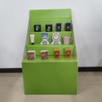 Green Floor Corrugated Plastic Display Anti Mold 750 Gsm