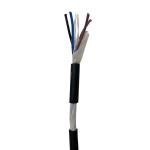 2 Core 18 AWG Stranded Tinned Copper Black PUR Jacket Cables