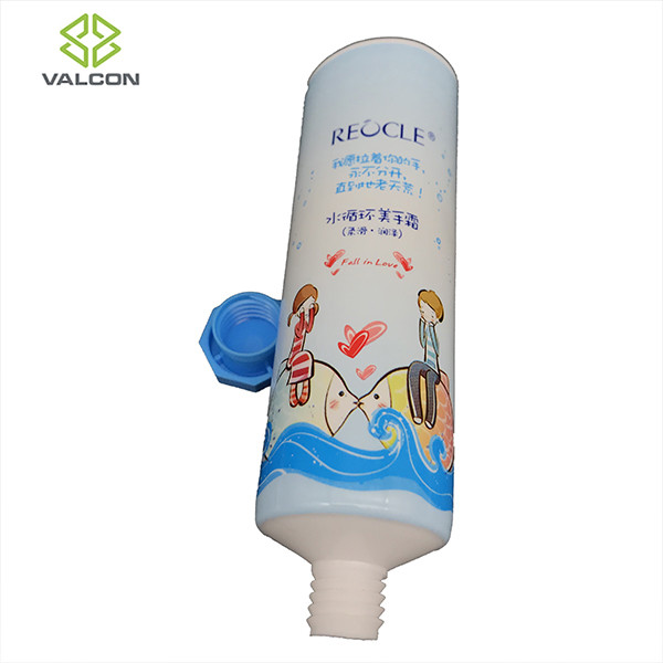 60 ML Diameter 30 MM Tube Packaging With Blue Octagonal Cap For Hand Cream