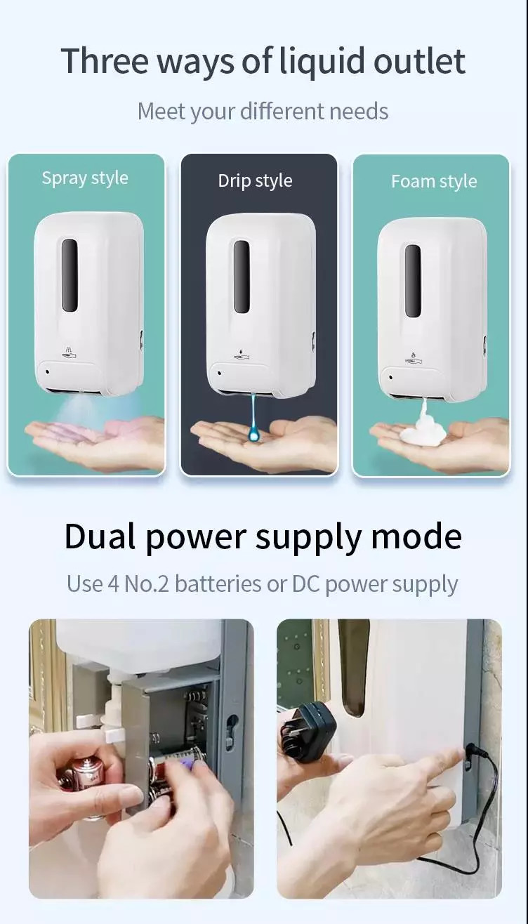 Office School Table Stand ABS Automatic Touchless Soap Dispenser