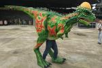 Lifelike Pachycephalosaurus Costume Custom Made For Jurassic Theme Park