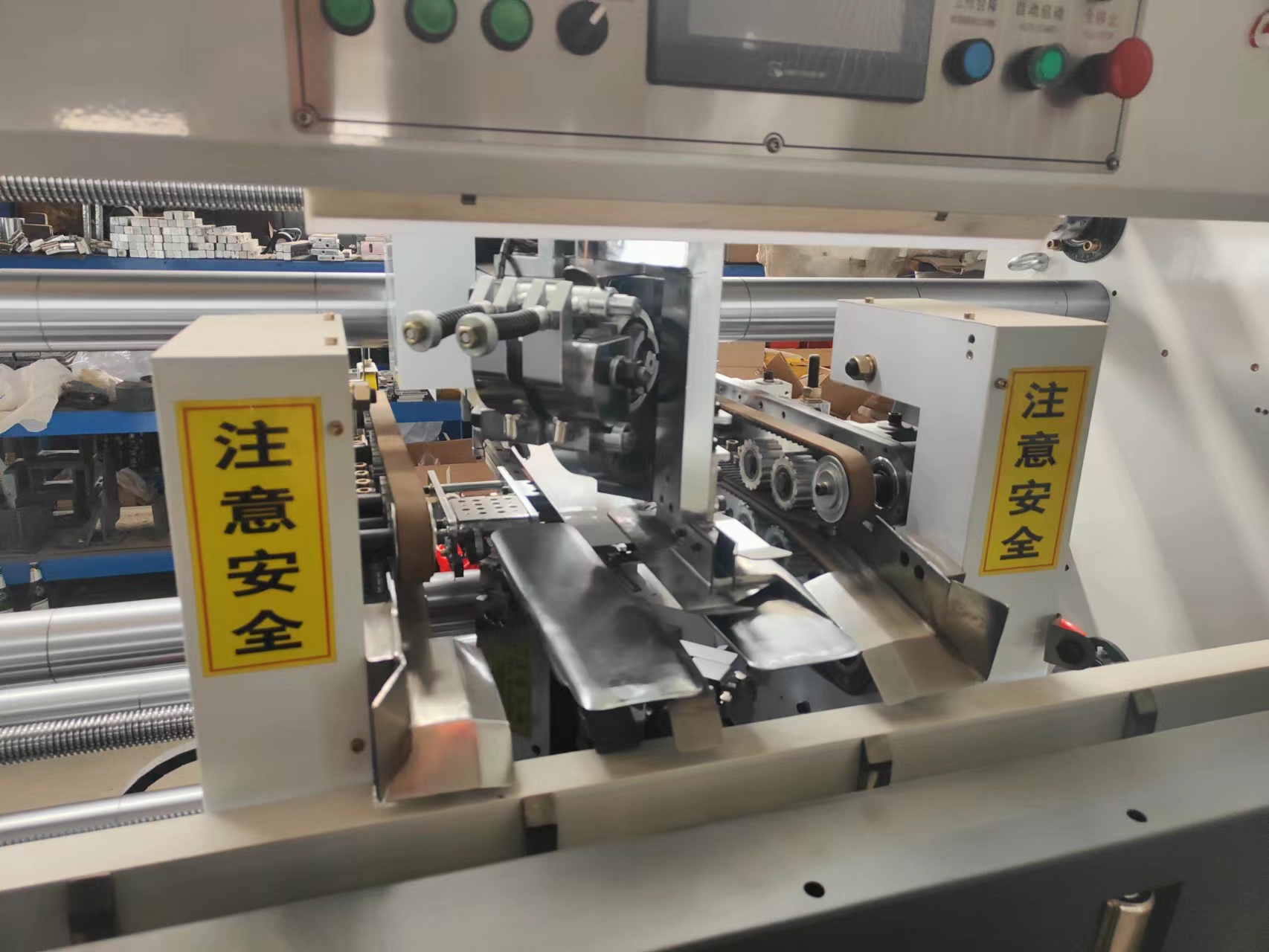 Semi-Automatic Double Pieces Corrugated Carton Box Stitching Machine for Performance