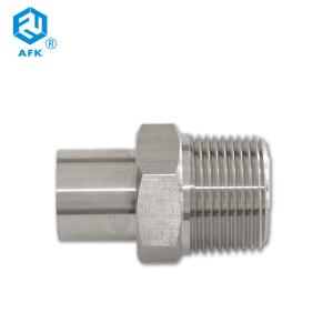 China Male Hexagon AFK Stainless Steel Tube Adapter Forged Threaded wholesale