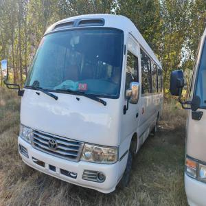 China Used gasoline Toyota Coaster Bus City Shuttle 21 Passenger wholesale