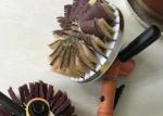 Fiber Bristle Nylon Roller Brush 160MM OD With 120 Grit Sanding Paper