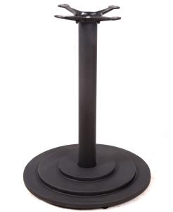 China Cast Iron bistro Table base Black Powder round table Legs Restaurant Table part wholesale
