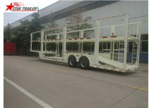 China 4-8 Vehicle Hydraulic Car Carrier Trailer Heavy Duty And Extra Durability Designed wholesale
