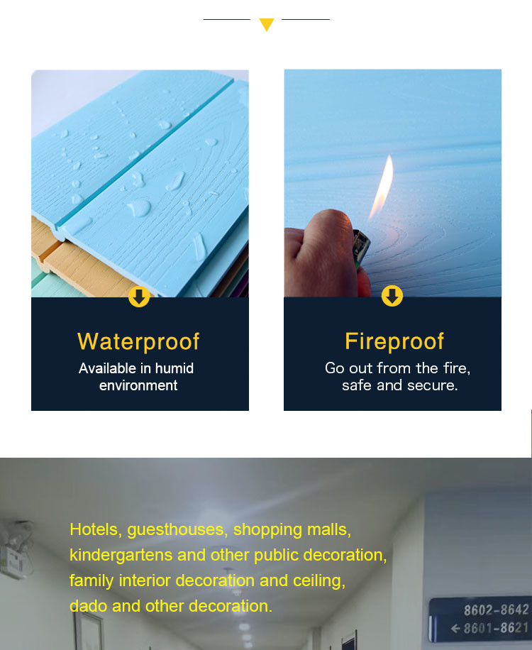 Hot Sale Embossed Waterproof And Insect-Proof WPC Interior Wall Panels
