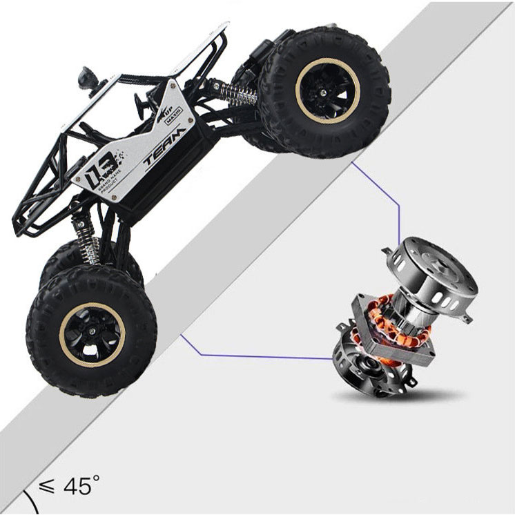 Boy's Speed Racing Toy Car 90 Minutes Charging Time Four-Wheel Drive Climbing Big Car