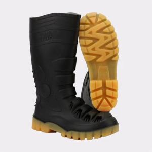 China UK2 - 13 PVC Industrial Safety Gumboots With Steel Toe Cap Metatarsal Protection wholesale