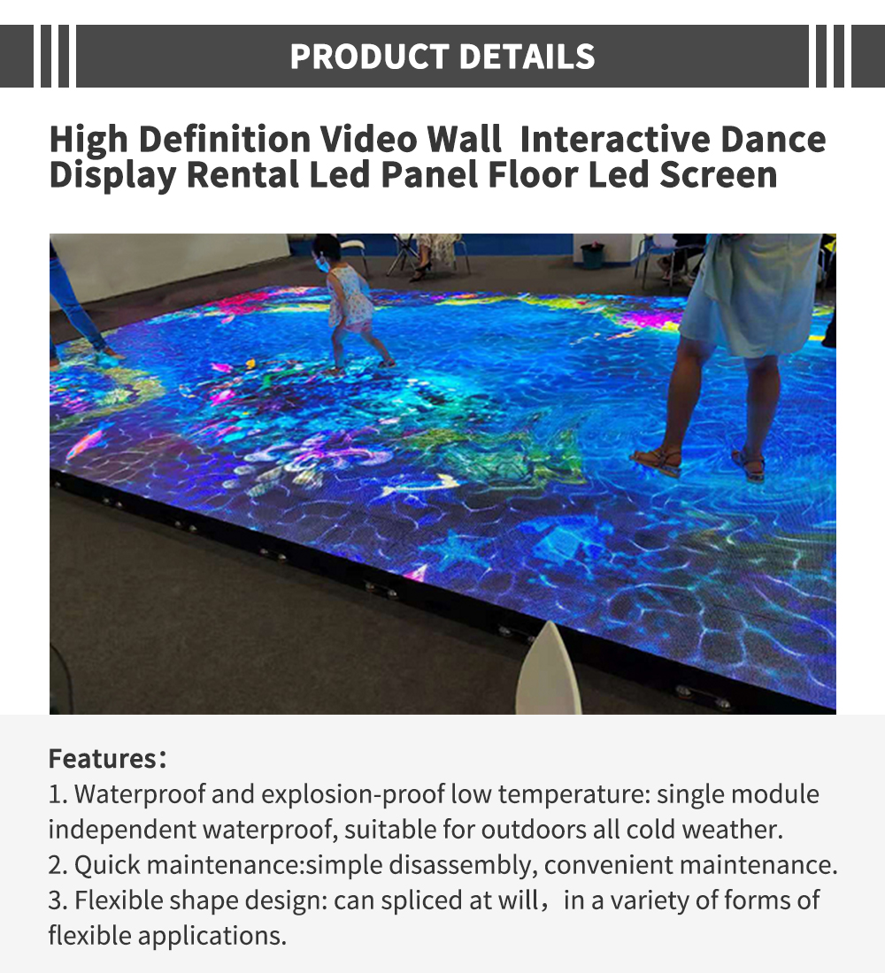 P3.91 P4.81 P6.25 Dance Floor LED Screen Video Wall For Eye Catching Advertising