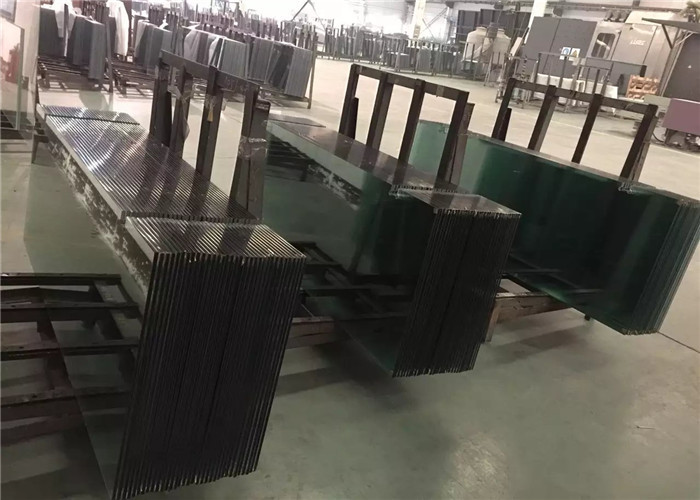 8mm Thickness Tempered Safety Glass / Toughened Glass Cut To Size Polished Edges