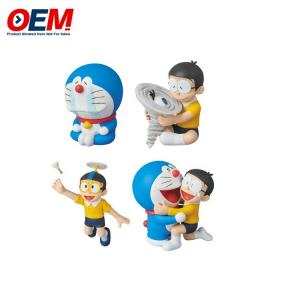 China Custom Doraemon Doll Toy Plastic Cartoon Character 3D Toy pvc toy custom wholesale