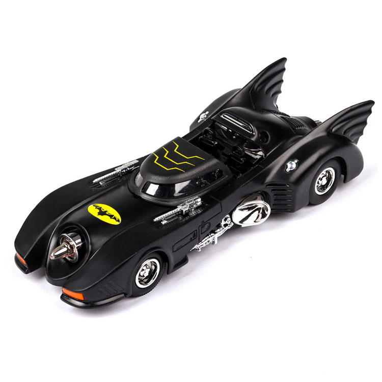 Friction Toy Car Classical Bat Alloy Vintage Car Tank for Children's Cake Decoration