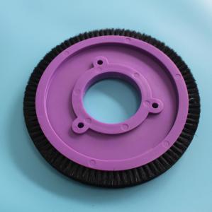 China Standard Ilsung Stenter Machine Parts Brush Wheel Black Nylon Hair wholesale