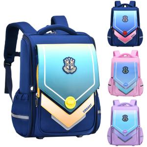 China Children Orthopedic Kids Backpack Large Capacity Waterproof School Bag OEM wholesale