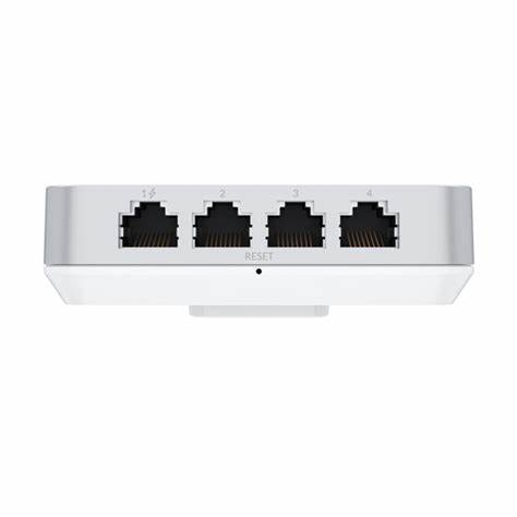 UniFi Wall Mounted WiFi 6 Access Point Built-In PoE Router Wireless Speed 2.4GHz